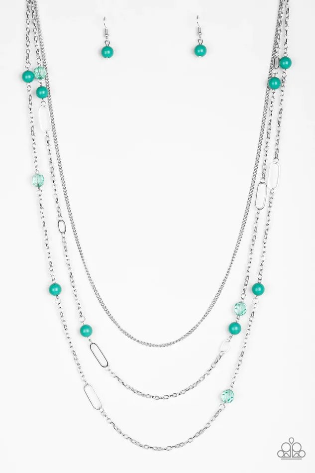 Paparazzi Jewelry Necklaces Paparazzi Necklace East Coast Classic Green