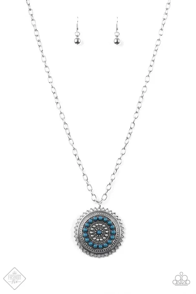 Paparazzi Jewelry Necklaces Paparazzi Necklace Lost SOL Blue