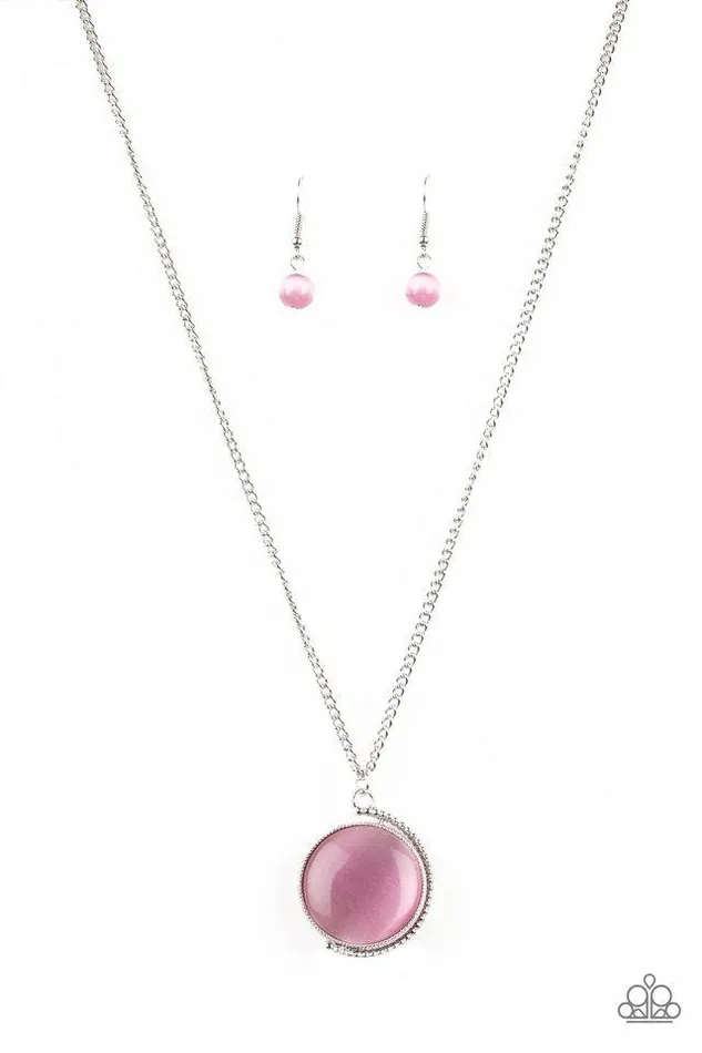 Paparazzi Jewelry Necklaces Paparazzi Necklace Luminous Lagoon Pink