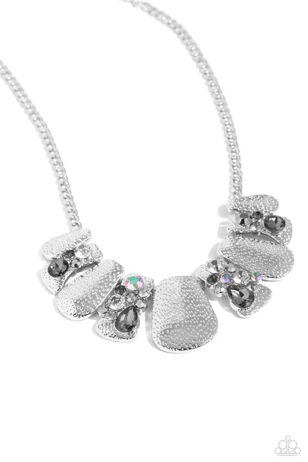 Paparazzi Jewelry Necklaces Paparazzi Necklace Multicolored Mayhem Silver Paparazzi Jewelry Necklaces Paparazzi Necklace Multicolored Mayhem Silver
