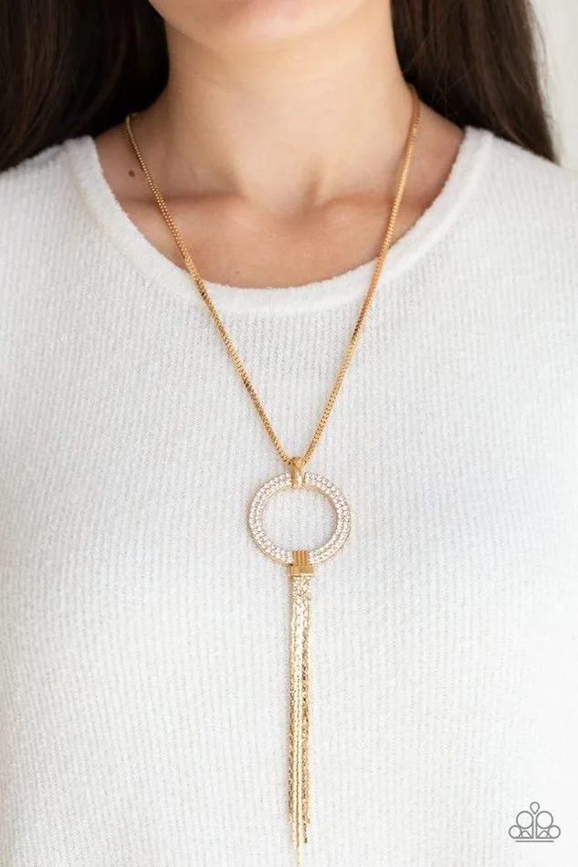 Paparazzi Jewelry Necklaces Paparazzi Necklace Not A HEIR Out Of Place Gold