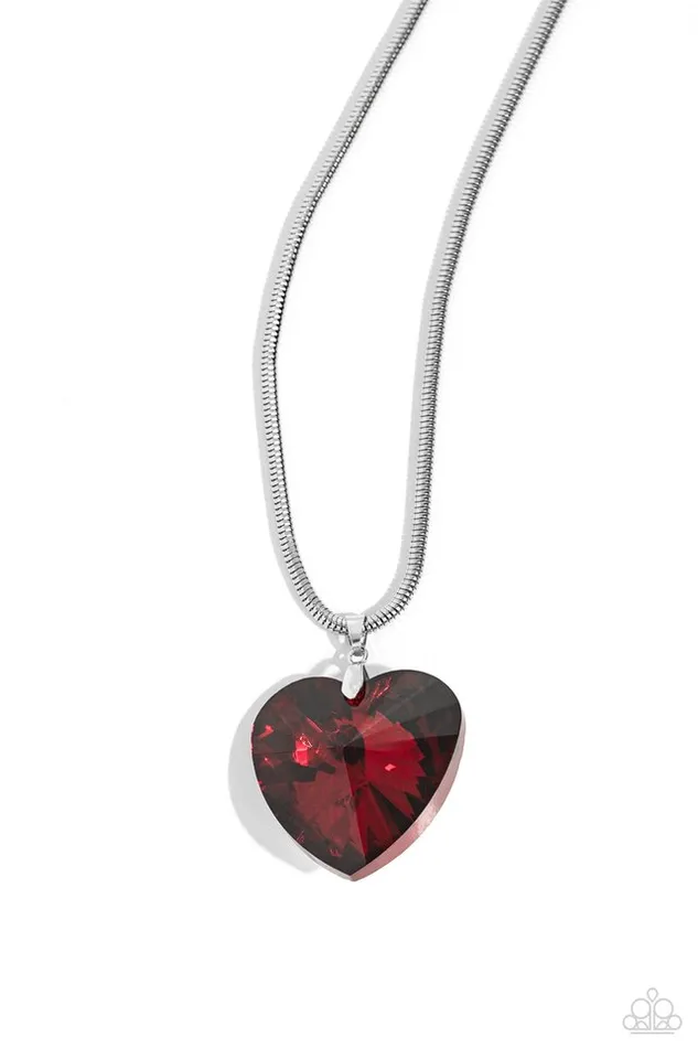 Paparazzi Jewelry Necklaces Paparazzi Necklace Parting is Such Sweet Sorrow Red Paparazzi Jewelry Necklaces Paparazzi Necklace Parting is Such Sweet Sorrow Red