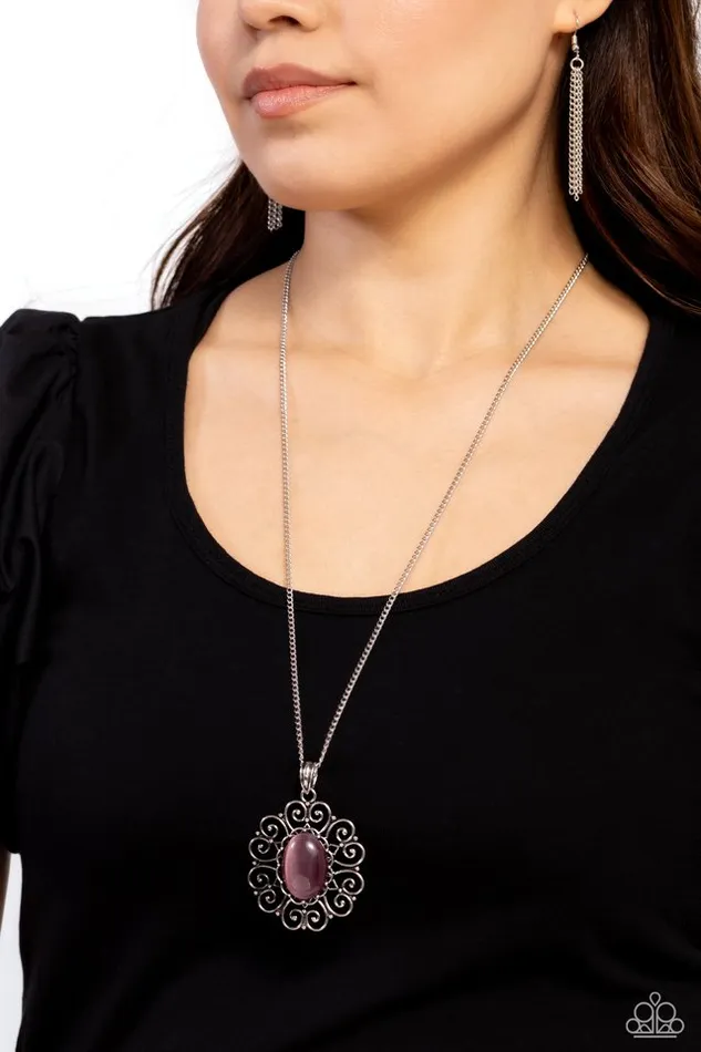 Paparazzi Jewelry Necklaces Paparazzi Necklace Sentimental Sabbatical Purple
