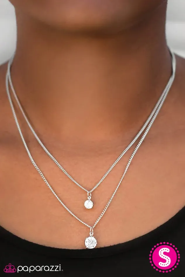 Paparazzi Jewelry Necklaces Paparazzi Necklace Shining Star White
