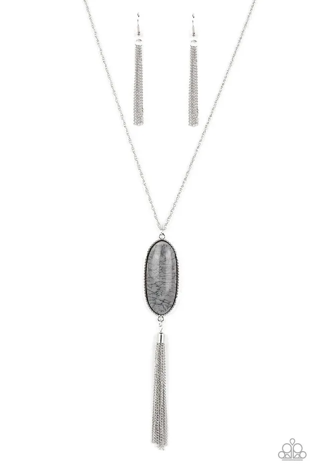 Paparazzi Jewelry Necklaces Paparazzi Necklace Southern Stroll Silver Paparazzi Jewelry Necklaces Paparazzi Necklace Southern Stroll Silver