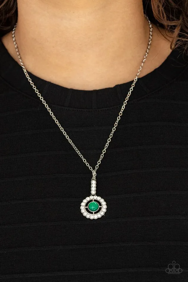 Paparazzi Jewelry Necklaces Paparazzi Necklace Springtime Twinkle Green