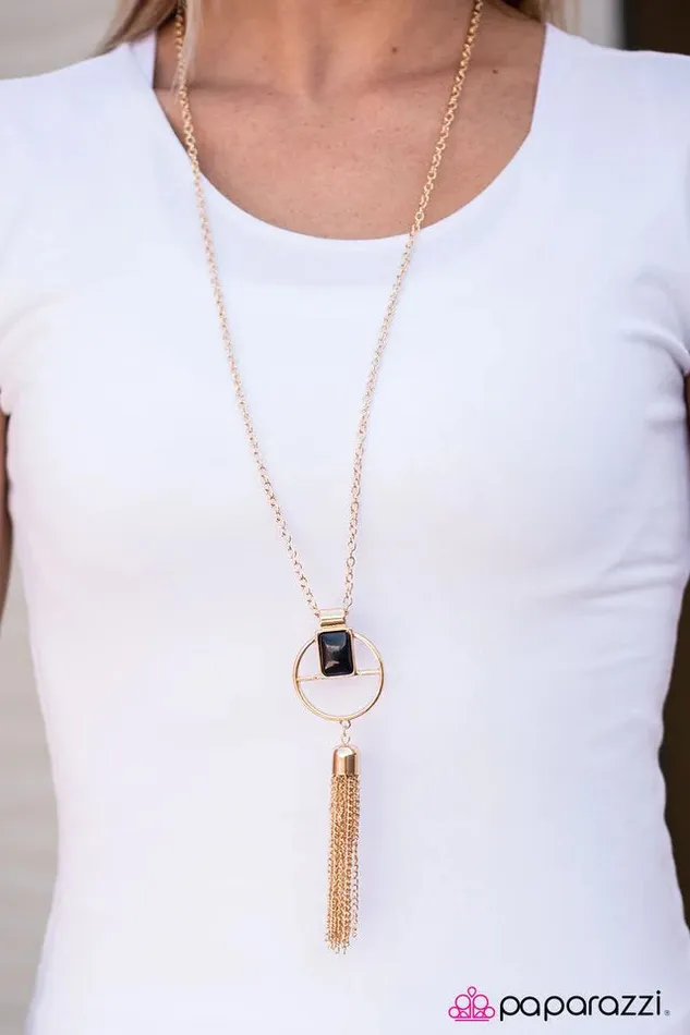 Paparazzi Jewelry Necklaces Paparazzi Necklace Summer Is Calling My Name Black