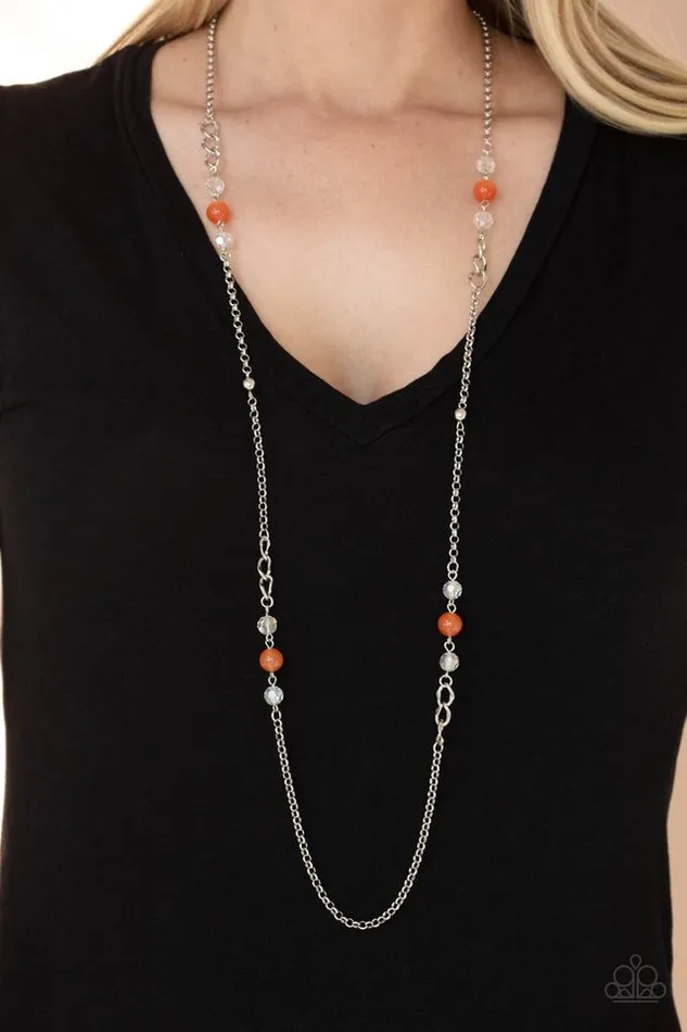 Paparazzi Jewelry Necklaces Paparazzi Necklace Teasingly Trendy Orange