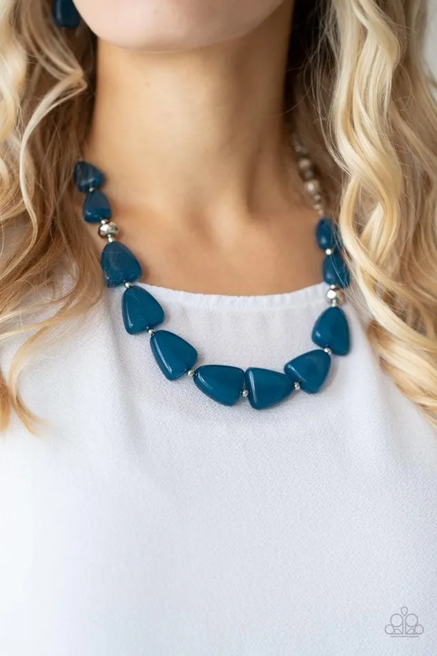 Paparazzi Jewelry Necklaces Paparazzi Necklace Tenaciously Tangy Blue