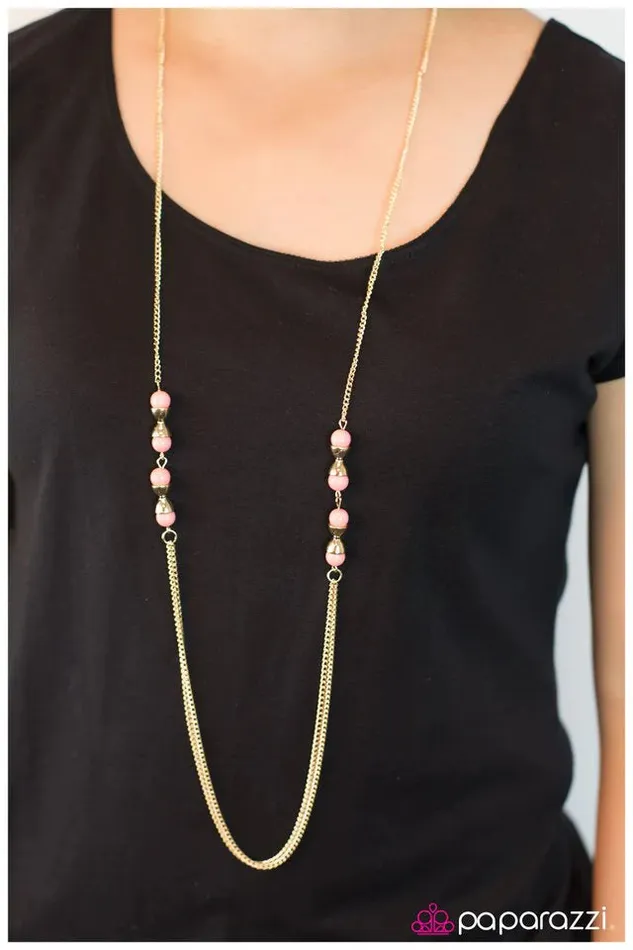 Paparazzi Jewelry Necklaces Paparazzi Necklace The Way You Look Tonight Pink