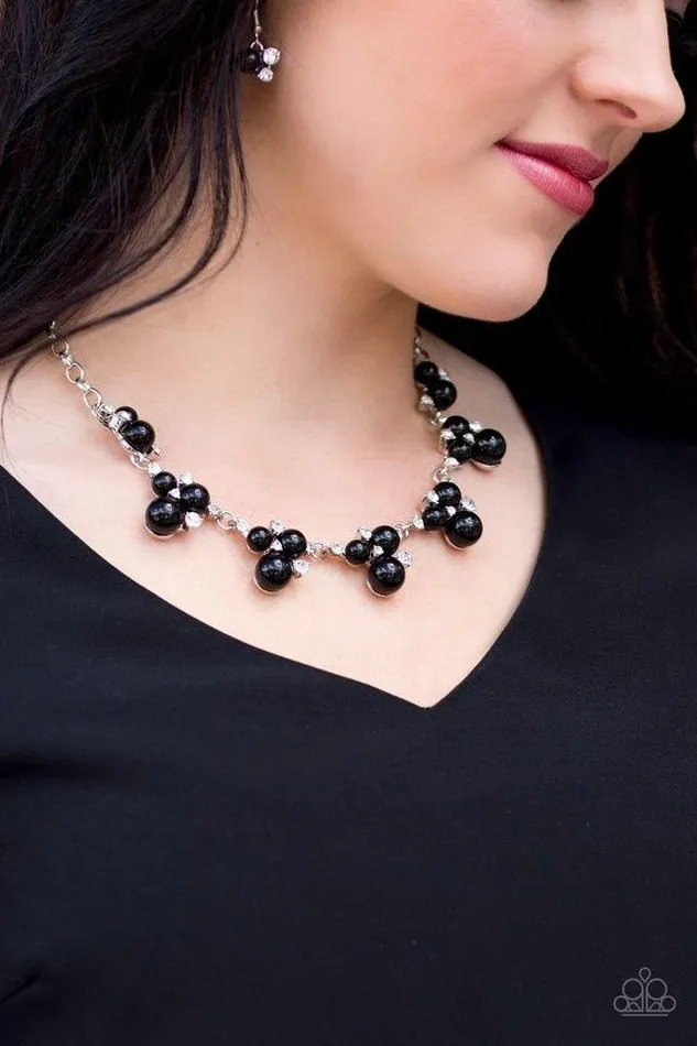 Paparazzi Jewelry Necklaces Paparazzi Necklace Toast to Perfection Black