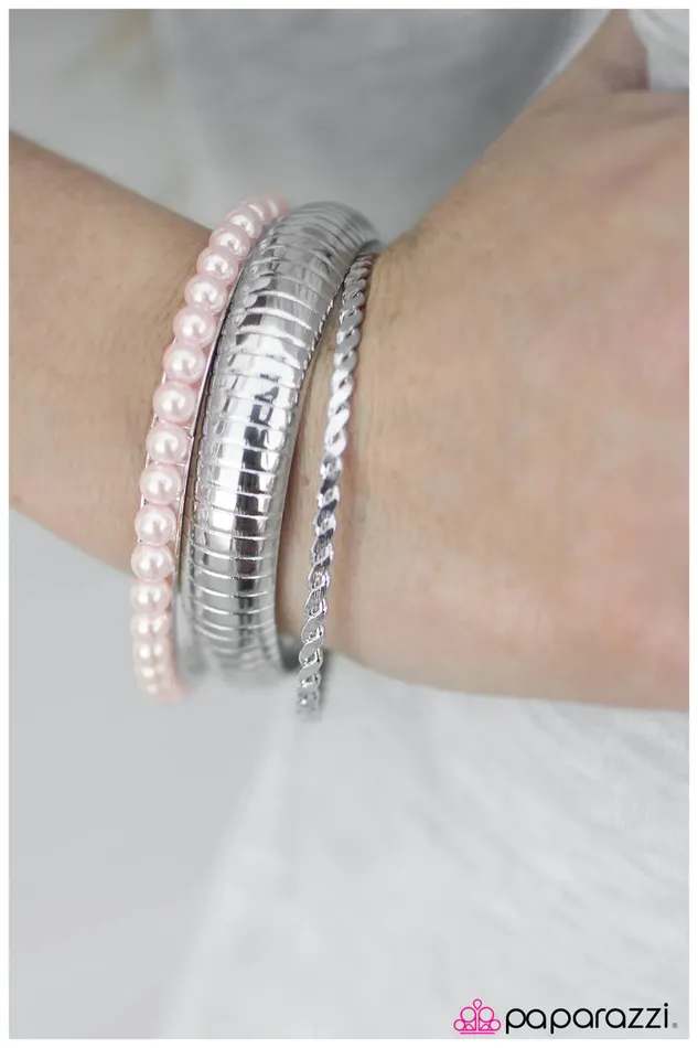 Paparazzi Jewelry Paparazzi Bracelet Crazy Little Thing Called Love Pink Bracelets