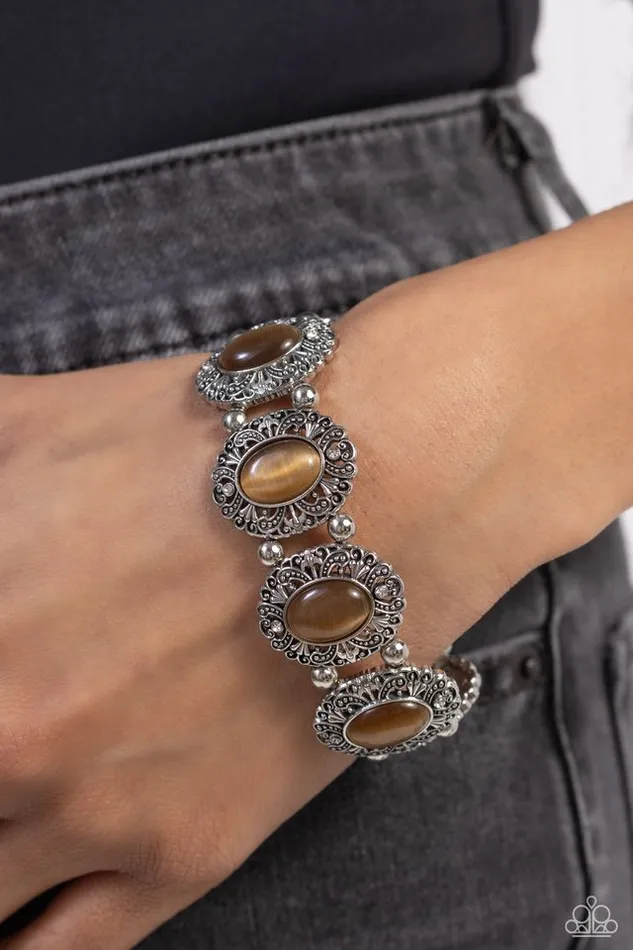 Paparazzi Jewelry Paparazzi Bracelet Vintage Vault Brown Bracelets