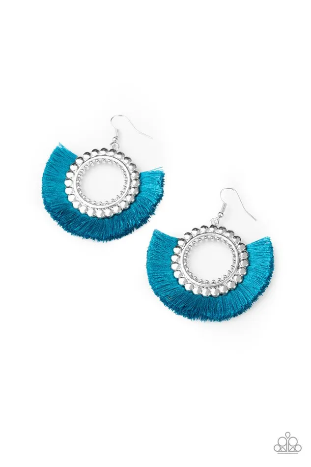 Paparazzi Jewelry Paparazzi Earring Fringe Fanatic Blue Earrings Paparazzi Jewelry Paparazzi Earring Fringe Fanatic Blue Earrings