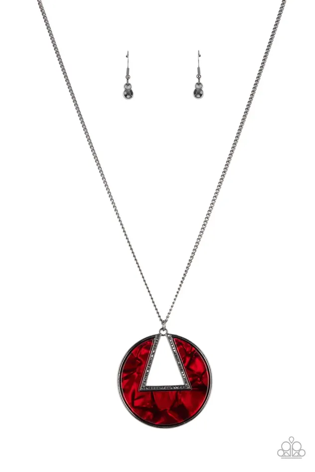 Paparazzi Jewelry Paparazzi Necklace Chromatic Couture Red Necklaces