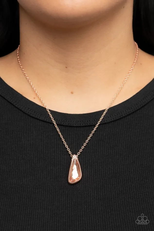 Paparazzi Jewelry Paparazzi Necklace Envious Extravagance Copper Necklaces