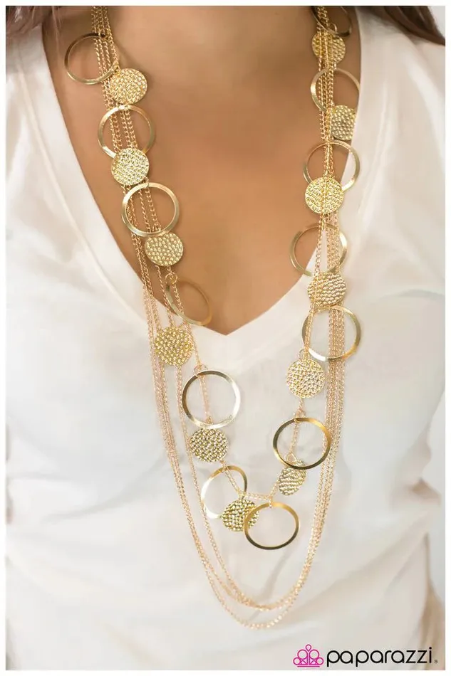Paparazzi Jewelry Paparazzi Necklace Saturday Night Fever Gold Necklaces