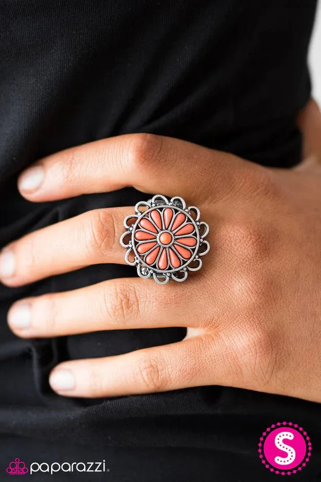 Paparazzi Jewelry Paparazzi Ring Boomin and Bloomin Orange Rings
