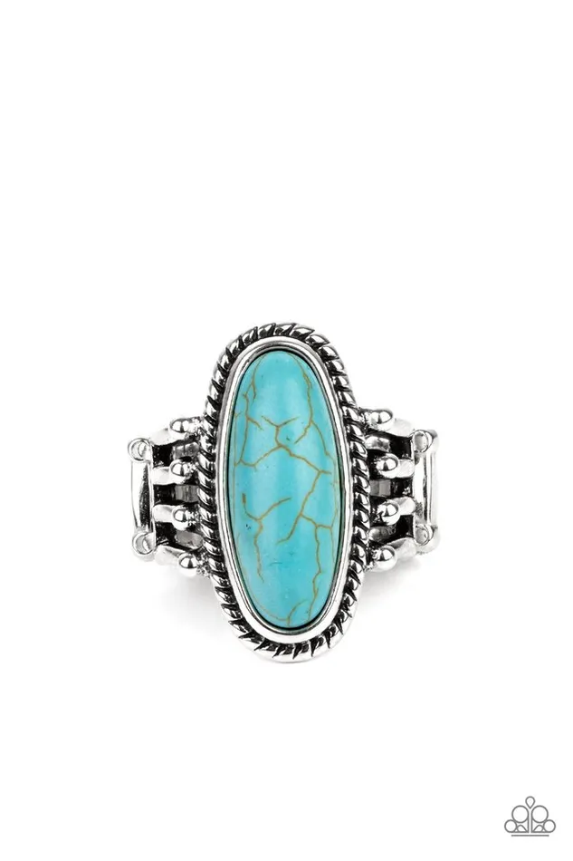 Paparazzi Jewelry Paparazzi Ring Home On The RANCH Blue Rings Paparazzi Jewelry Paparazzi Ring Home On The RANCH Blue Rings