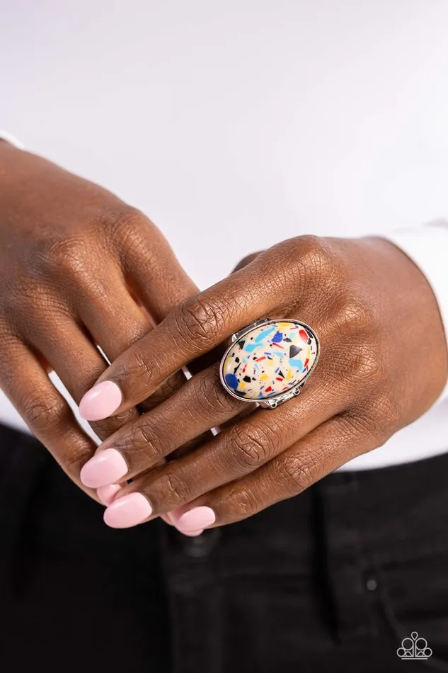Paparazzi Jewelry Paparazzi Ring Terrazzo Tease Multi Rings