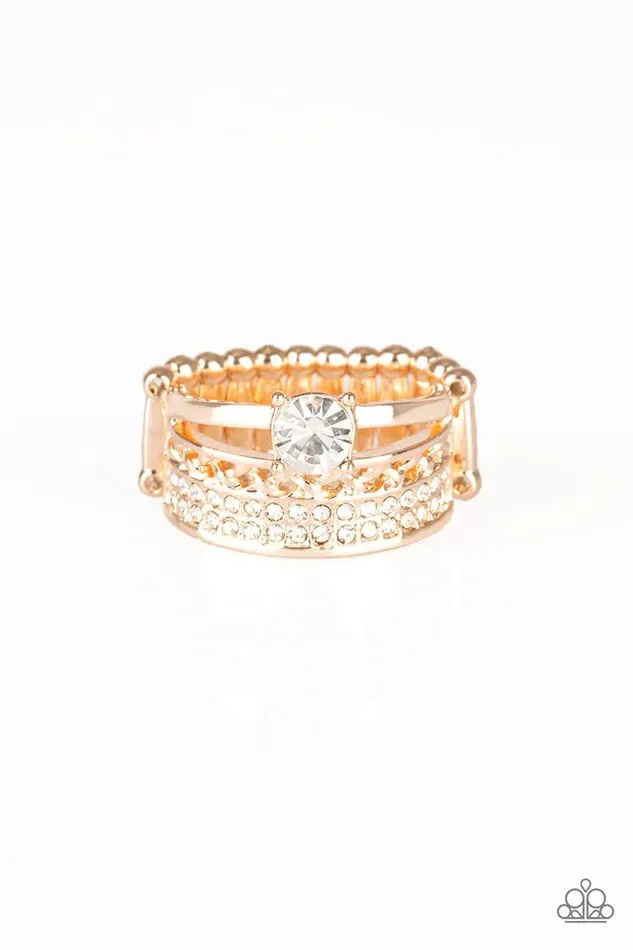 Paparazzi Jewelry Paparazzi Ring The Overachiever Rose Gold Rings