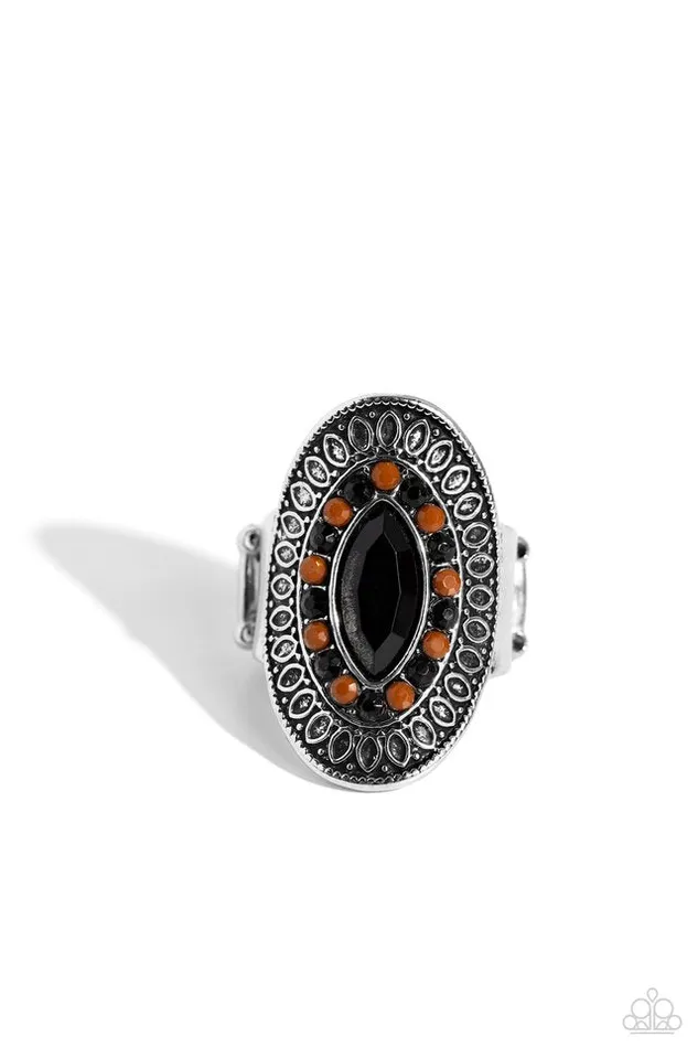 Paparazzi Jewelry Rings Paparazzi Ring ARTISAN Expression Black Paparazzi Jewelry Rings Paparazzi Ring ARTISAN Expression Black