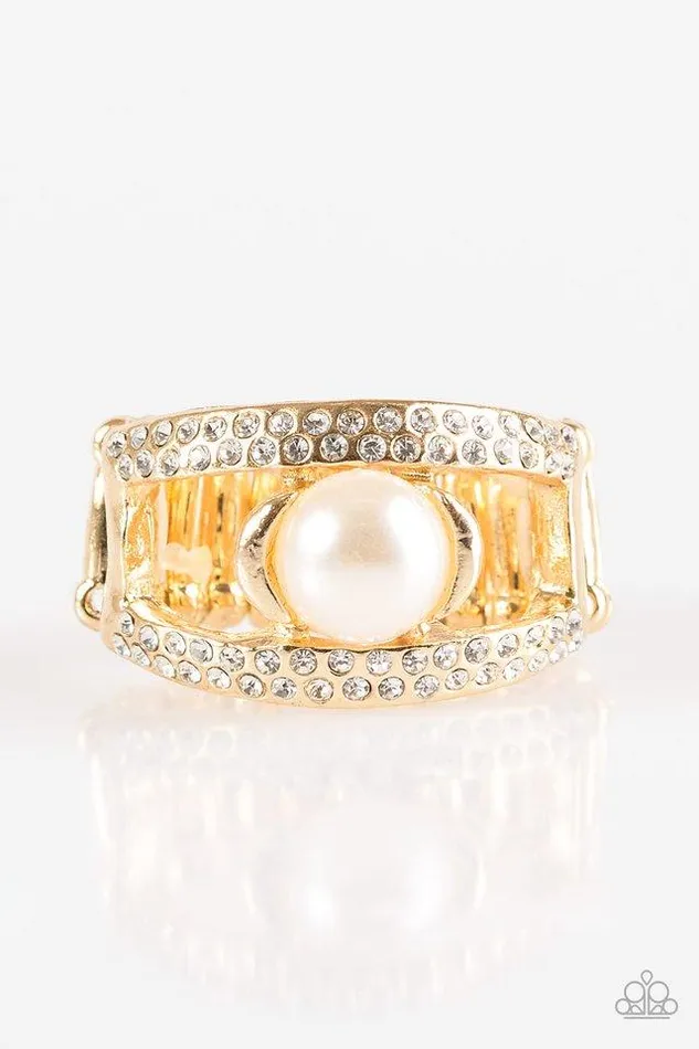 Paparazzi Jewelry Rings Paparazzi Ring Bank Run Gold