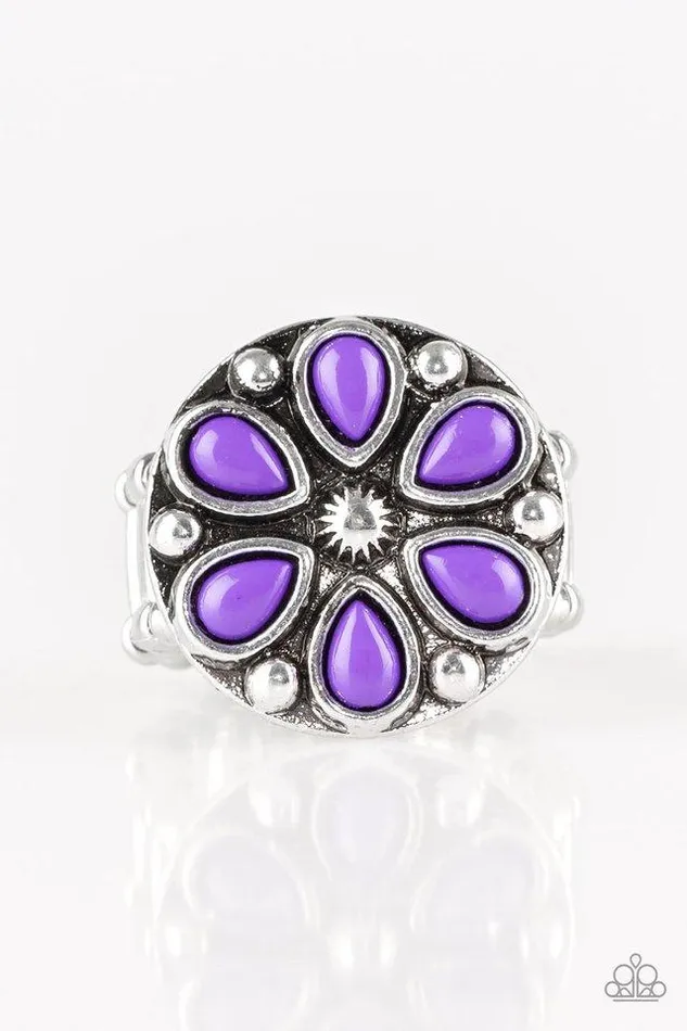 Paparazzi Jewelry Rings Paparazzi Ring Color Me Calla Lily Purple