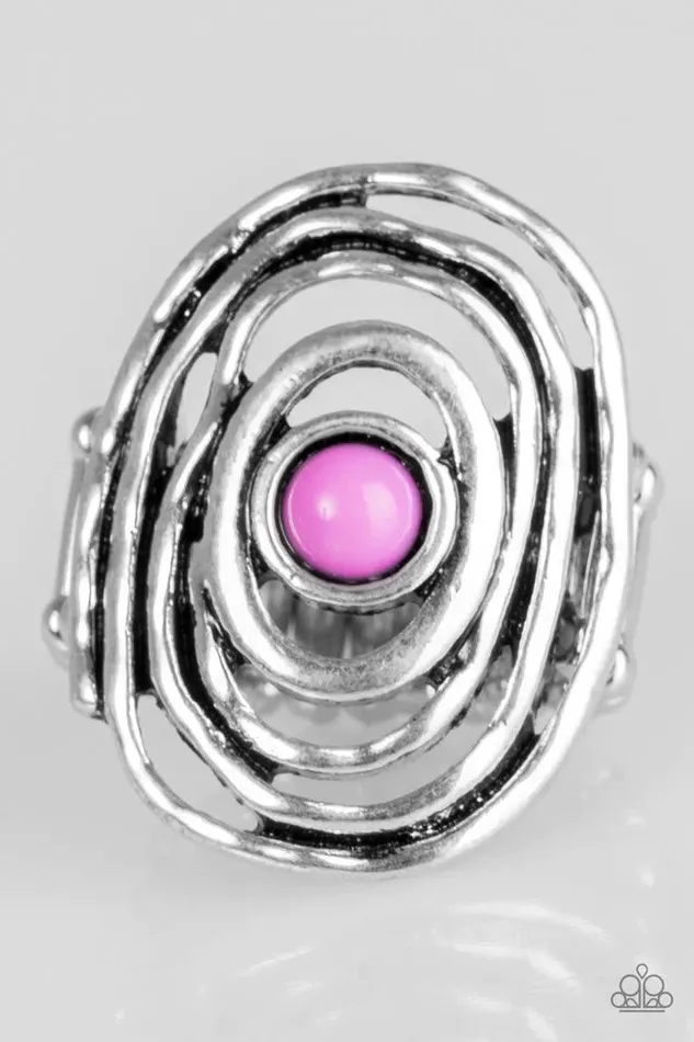 Paparazzi Jewelry Rings Paparazzi Ring Colorfully Chaotic Purple