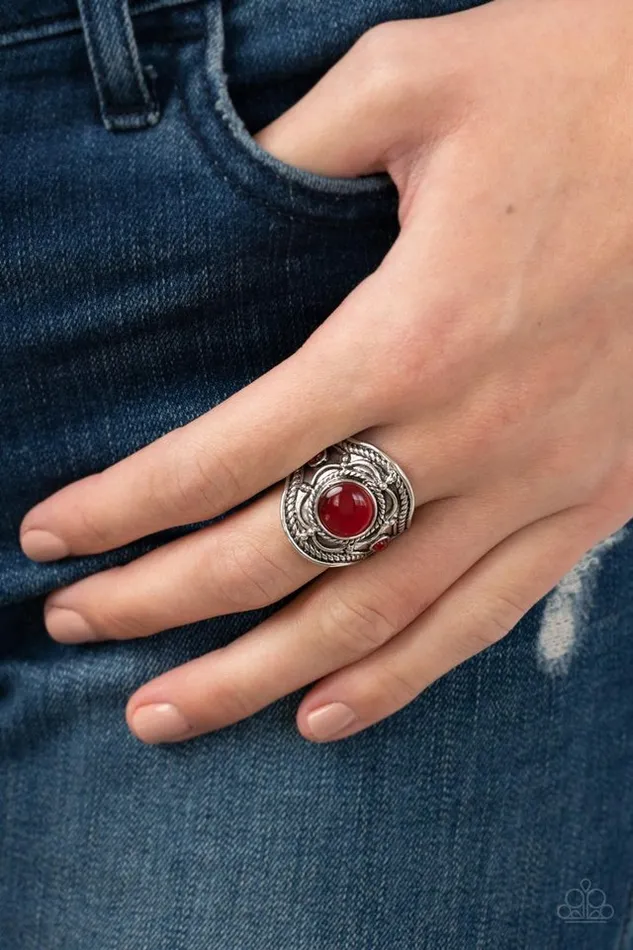 Paparazzi Jewelry Rings Paparazzi Ring Exuberant Escapade Red