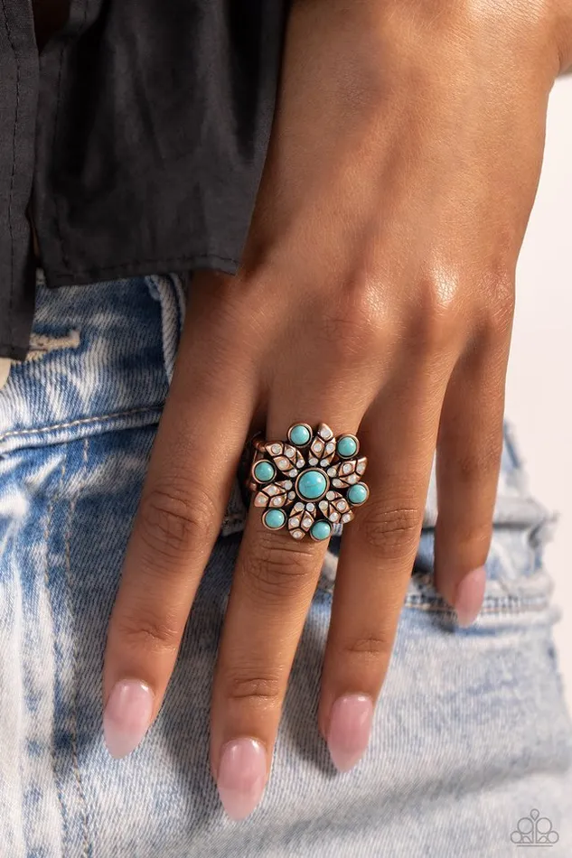 Paparazzi Jewelry Rings Paparazzi Ring Flower of Life Copper