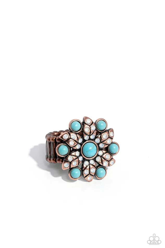 Paparazzi Jewelry Rings Paparazzi Ring Flower of Life Copper Paparazzi Jewelry Rings Paparazzi Ring Flower of Life Copper