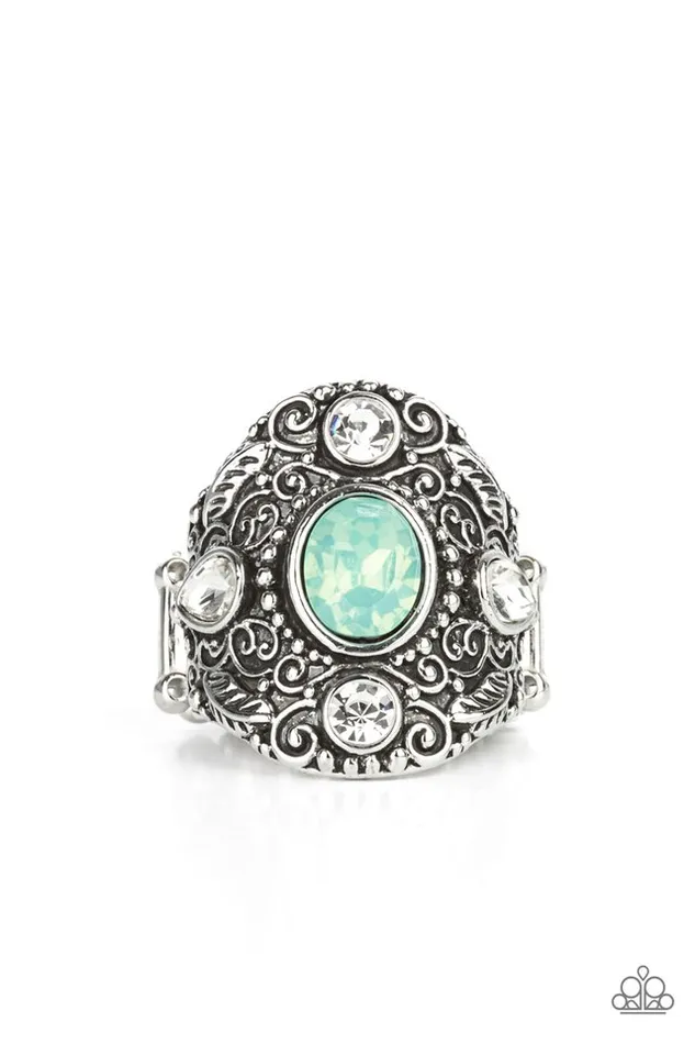 Paparazzi Jewelry Rings Paparazzi Ring In The Limelight Green Paparazzi Jewelry Rings Paparazzi Ring In The Limelight Green