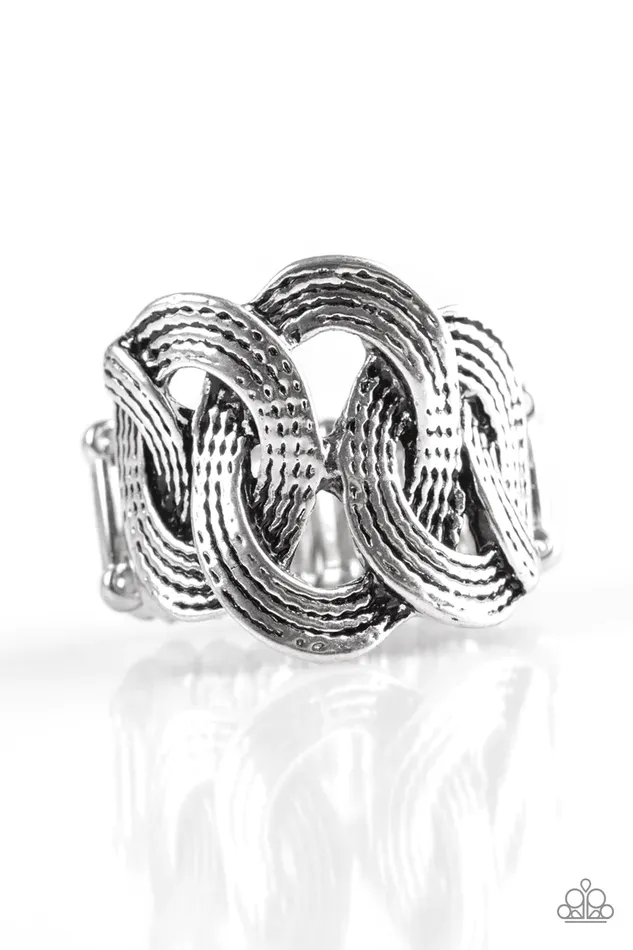 Paparazzi Jewelry Rings Paparazzi Ring Radical Radius Silver
