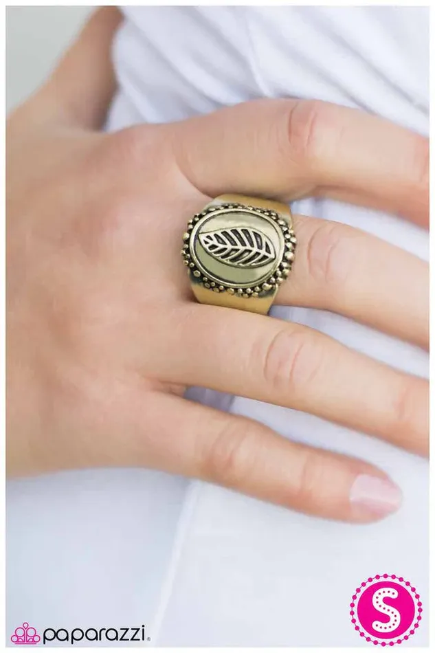 Paparazzi Jewelry Rings Paparazzi Ring What a ReLEAF Brass