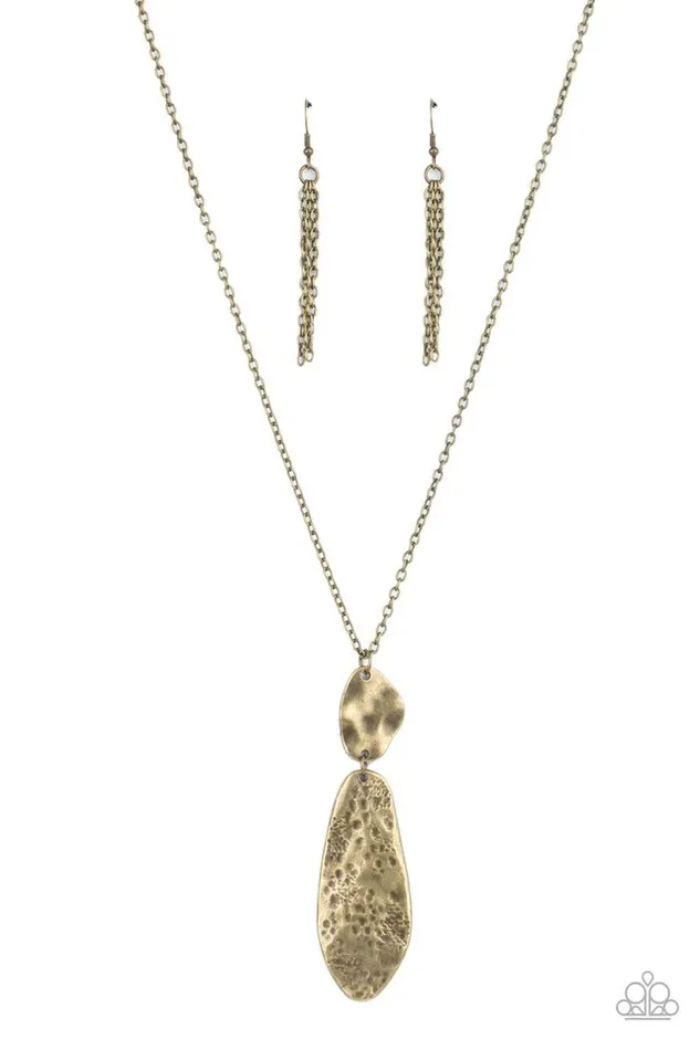 Paparazzi Necklace Artisan Abode Brass Paparazzi Jewelry Necklaces
