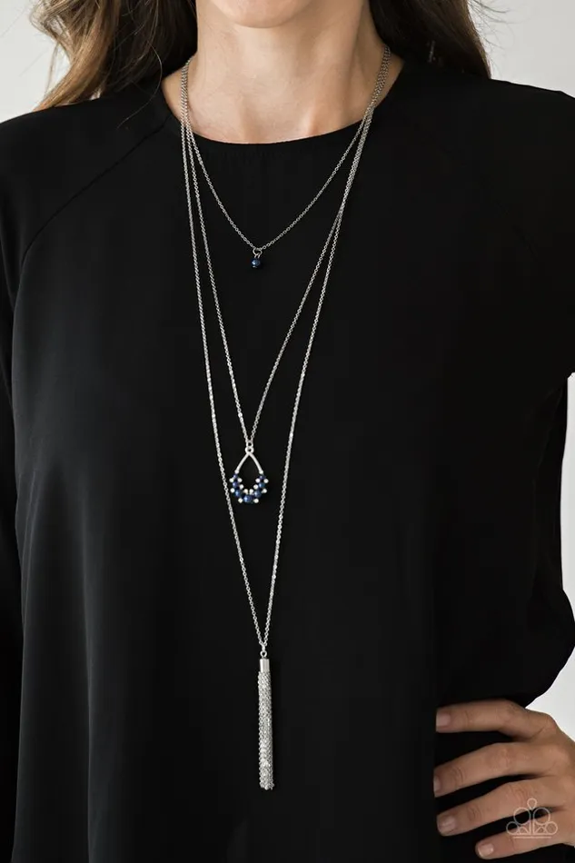 Paparazzi Necklace Be Fancy Blue Paparazzi Jewelry Necklaces
