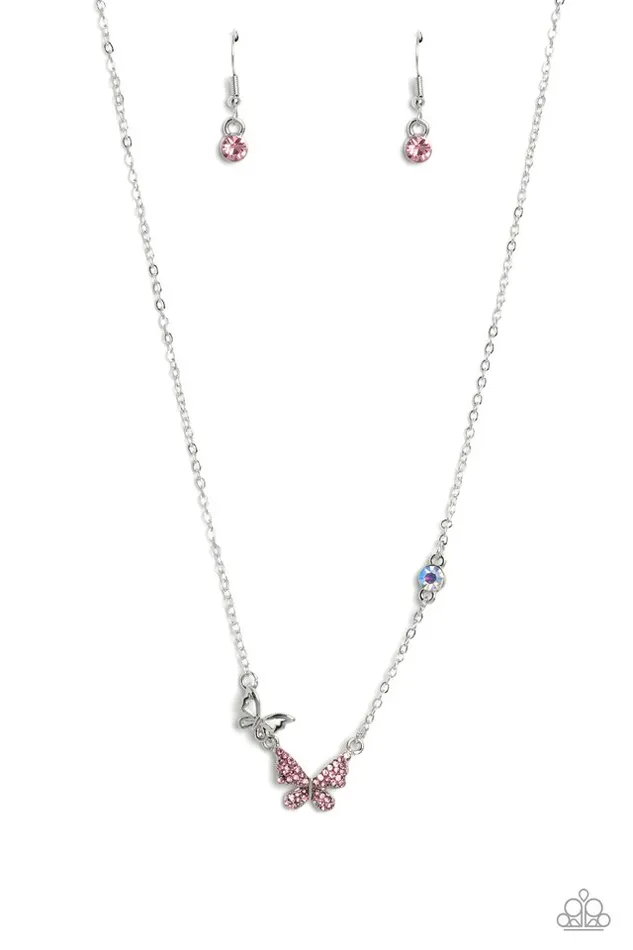 Paparazzi Necklace Cant BUTTERFLY Me Love Pink Paparazzi Jewelry Necklaces Paparazzi Necklace Cant BUTTERFLY Me Love Pink Paparazzi Jewelry Necklaces