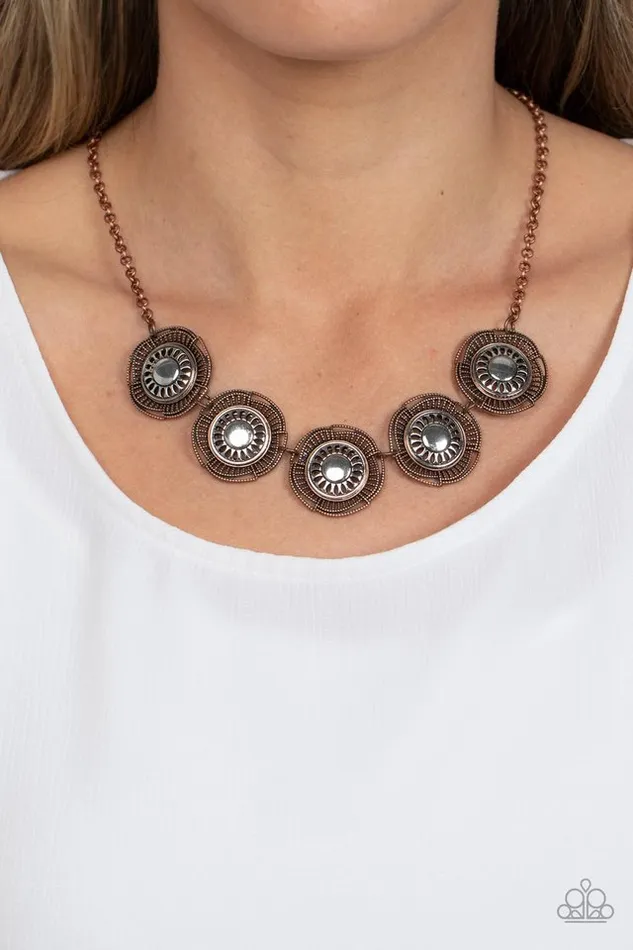 Paparazzi Necklace Desert Dcor Copper Paparazzi Jewelry Necklaces