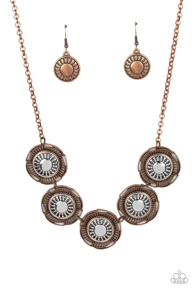 Paparazzi Necklace Desert Dcor Copper Paparazzi Jewelry Necklaces Paparazzi Necklace Desert Dcor Copper Paparazzi Jewelry Necklaces