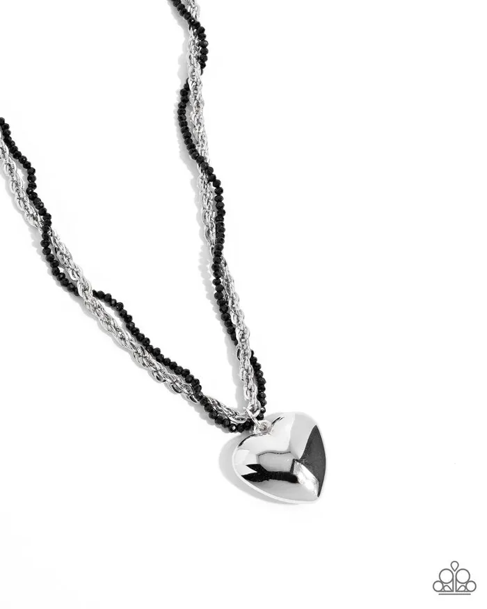 Paparazzi Necklace Falling Slowly Black Paparazzi Jewelry Necklaces Paparazzi Necklace Falling Slowly Black Paparazzi Jewelry Necklaces