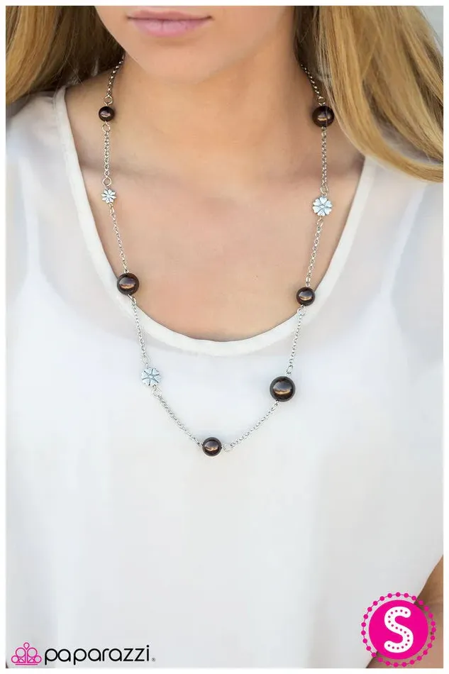 Paparazzi Necklace Living The Charmed Life Brown Paparazzi Jewelry Necklaces