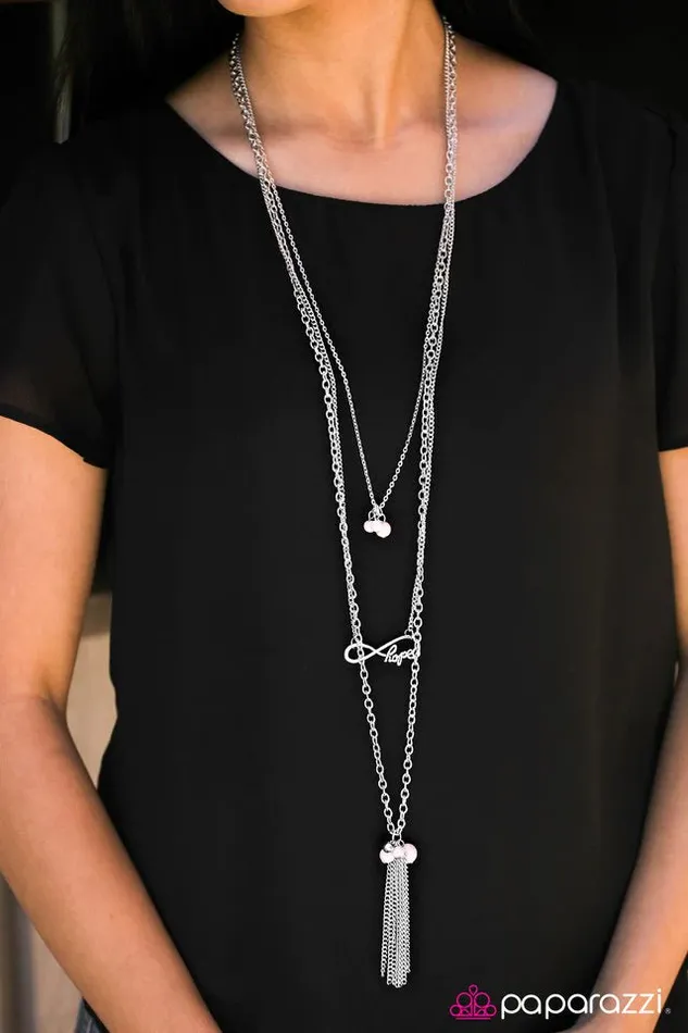 Paparazzi Necklace Never Lose Hope Pink Paparazzi Jewelry Necklaces