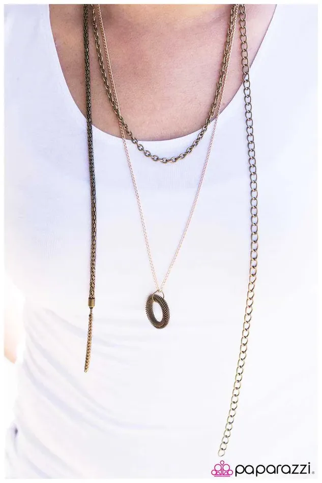 Paparazzi Necklace Opening Night Brass Paparazzi Jewelry Necklaces