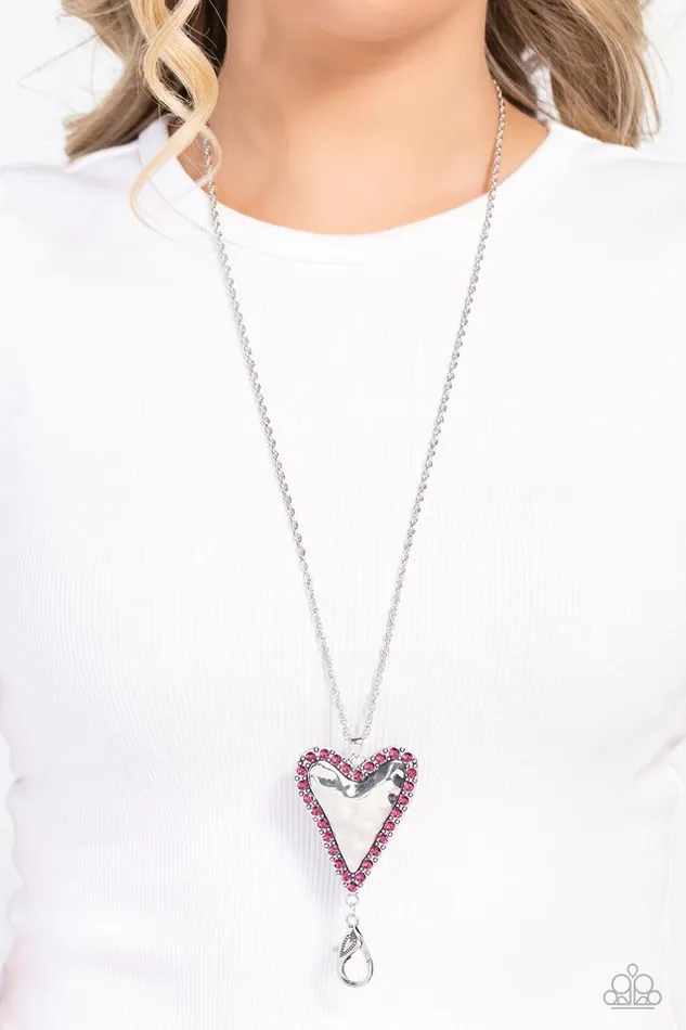 Paparazzi Necklace Radiant Romeo Pink Paparazzi Jewelry Necklaces