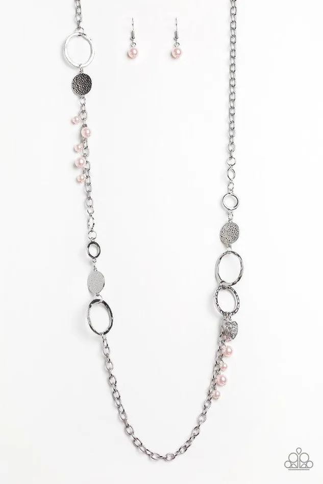 Paparazzi Necklace Unapologetic Flirt Pink Paparazzi Jewelry Necklaces