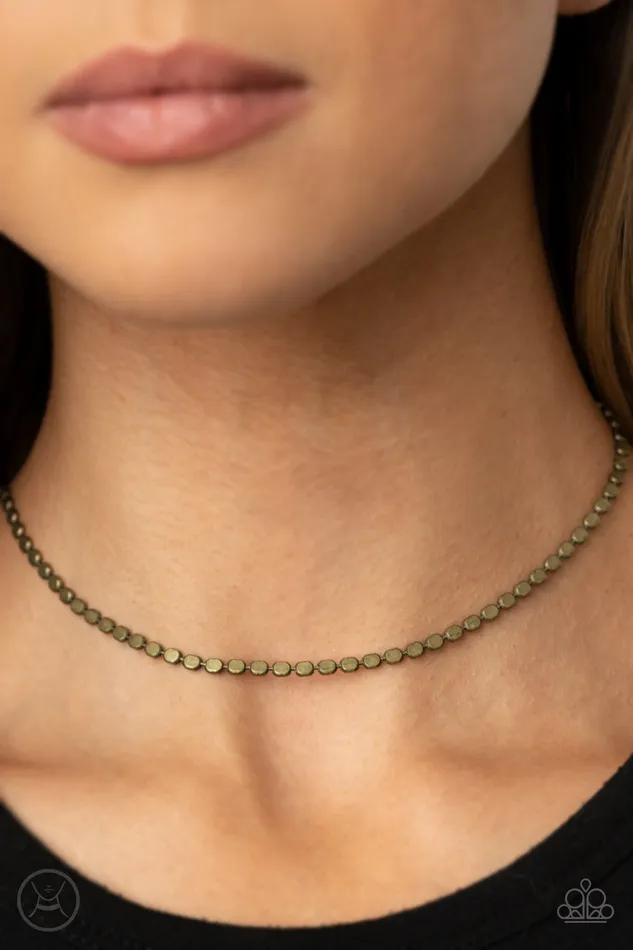 Paparazzi Necklace When in CHROME Brass Paparazzi Jewelry Necklaces