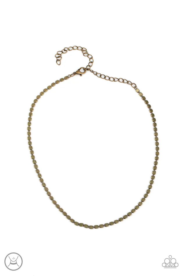 Paparazzi Necklace When in CHROME Brass Paparazzi Jewelry Necklaces Paparazzi Necklace When in CHROME Brass Paparazzi Jewelry Necklaces