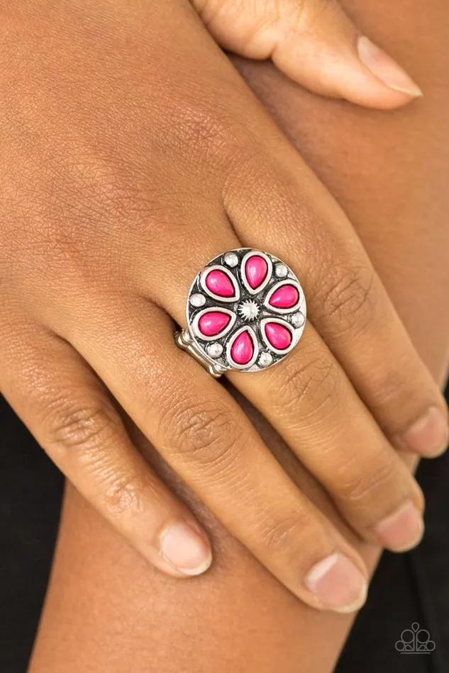 Paparazzi Ring Color Me Calla Lily Pink Paparazzi Jewelry Rings