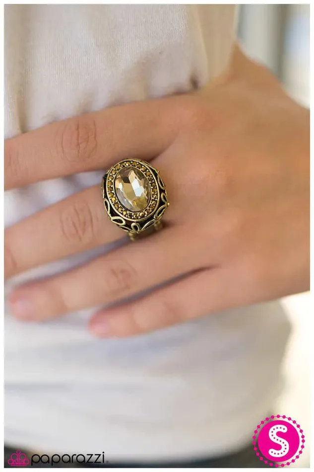 Paparazzi Ring Jackpot Brass Paparazzi Jewelry Rings